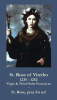 SEPTEMBER 4th: St. Rose of Viterbo Prayer Card ***BUYONEGETONEFREE***